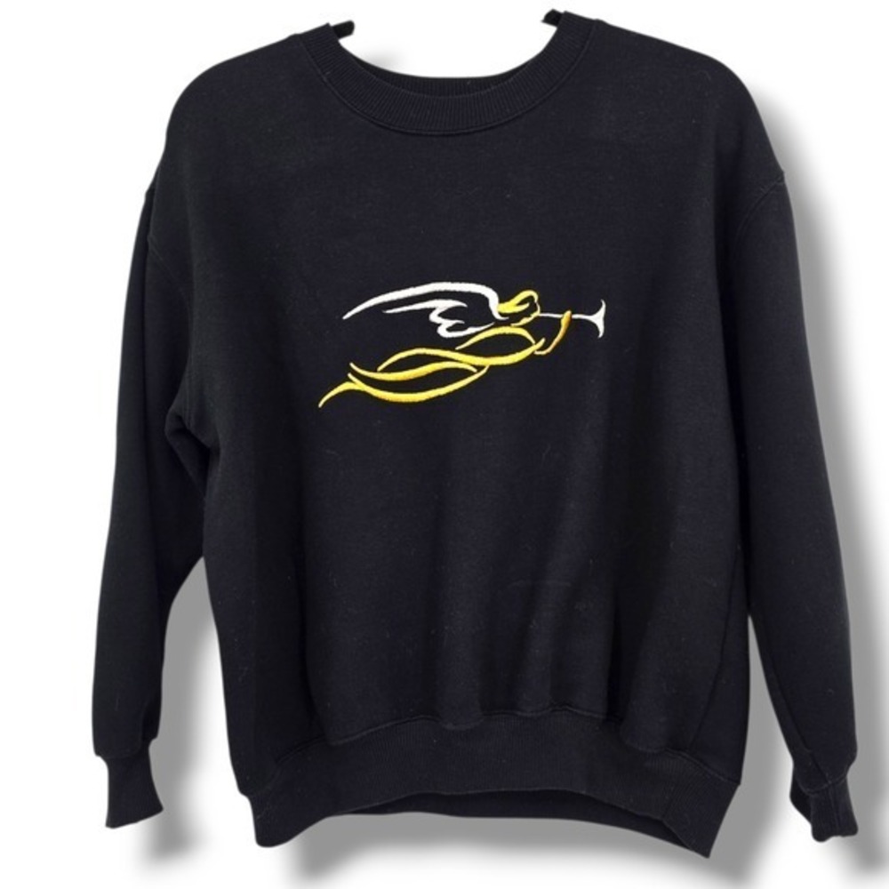 Vintage Ashley Hill Angel Embroidered Crewneck Pullover Graphic Sweatshirt Small